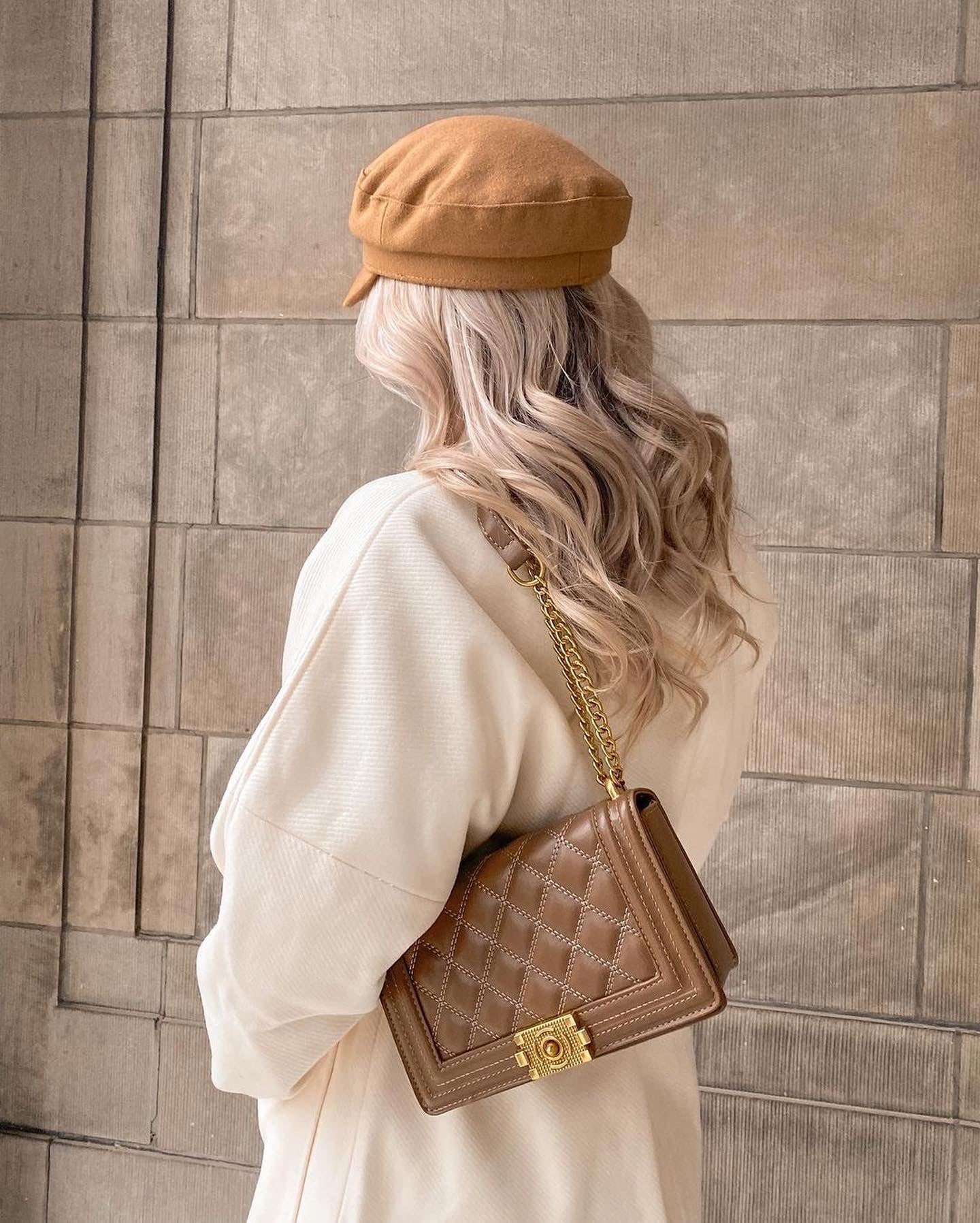 Femni Mayfair Shoulder Bag - Brown