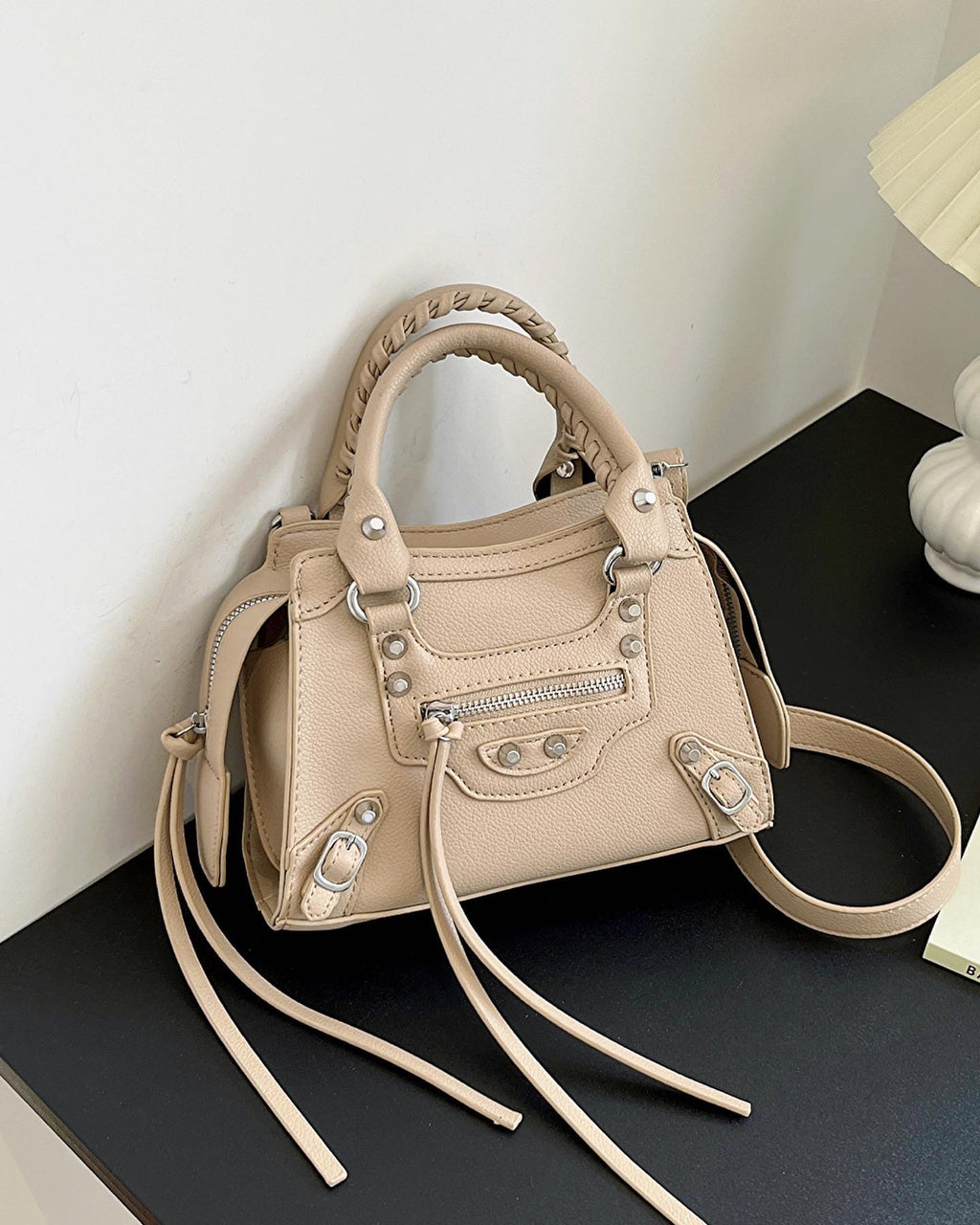 Femni Cambridge Crossbody Bag - Beige