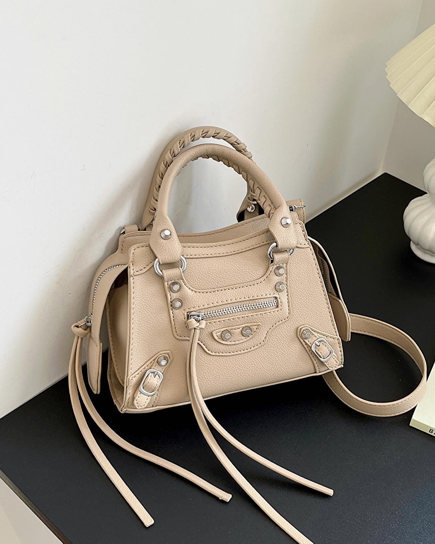 Femni Cambridge Crossbody Bag - Beige