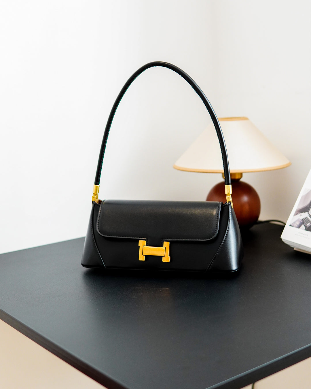 Femni Hampshire Shoulder Bag - Black