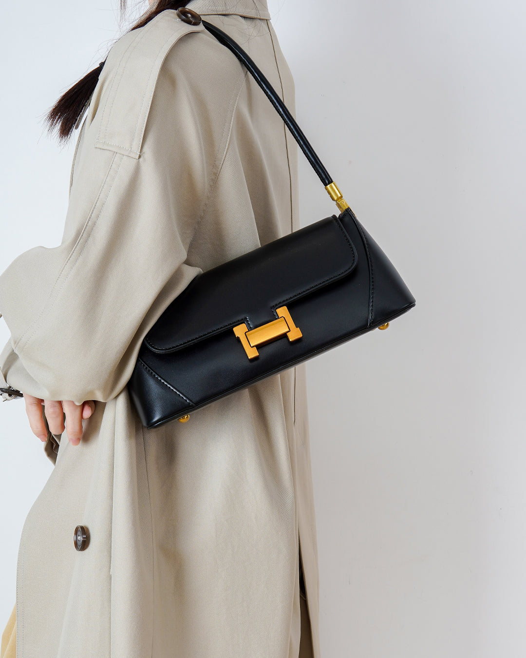 Femni Hampshire Shoulder Bag - Black