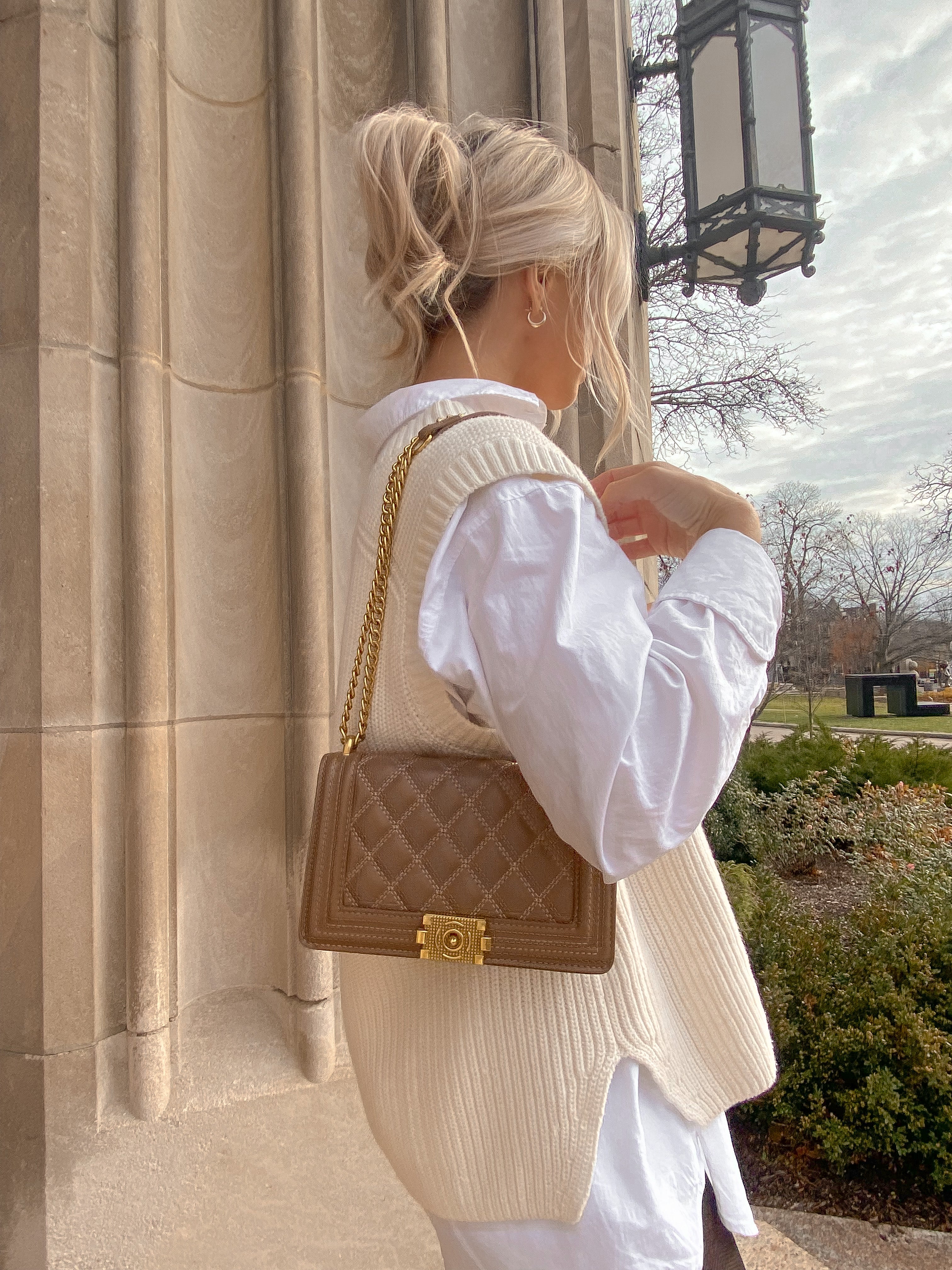 Femni Mayfair Shoulder Bag - Brown