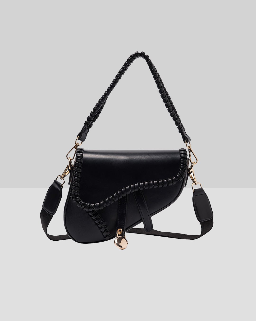 Femni Milano Saddle Bag - Black