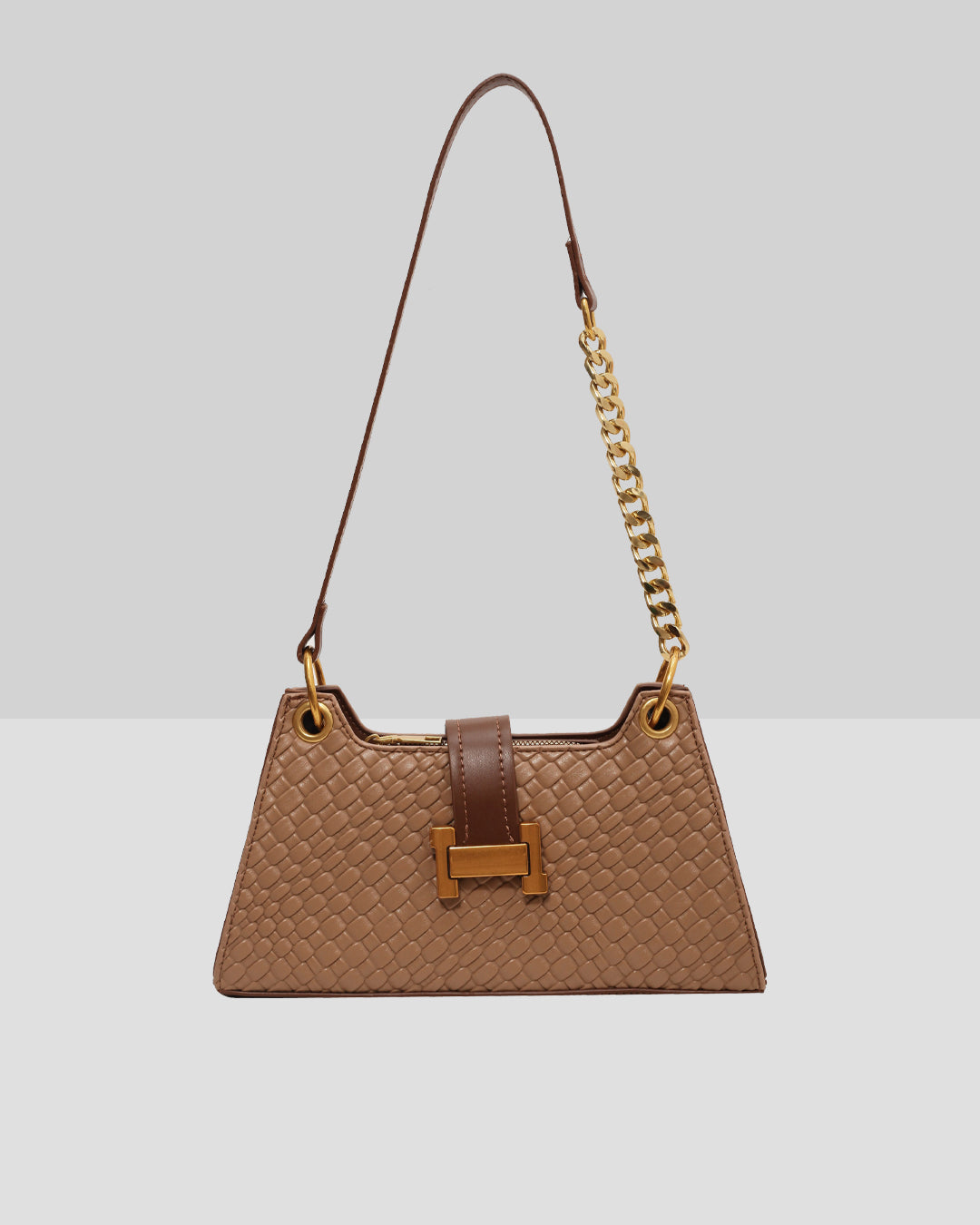 Femni Oxford Crossbody Bag - Toffee